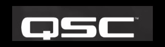 QSC QSC professional audio equipment sponsor logo